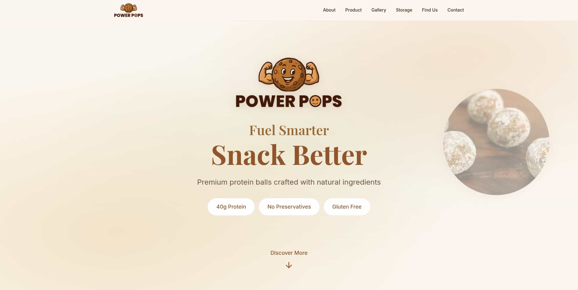 Power Pops website front page