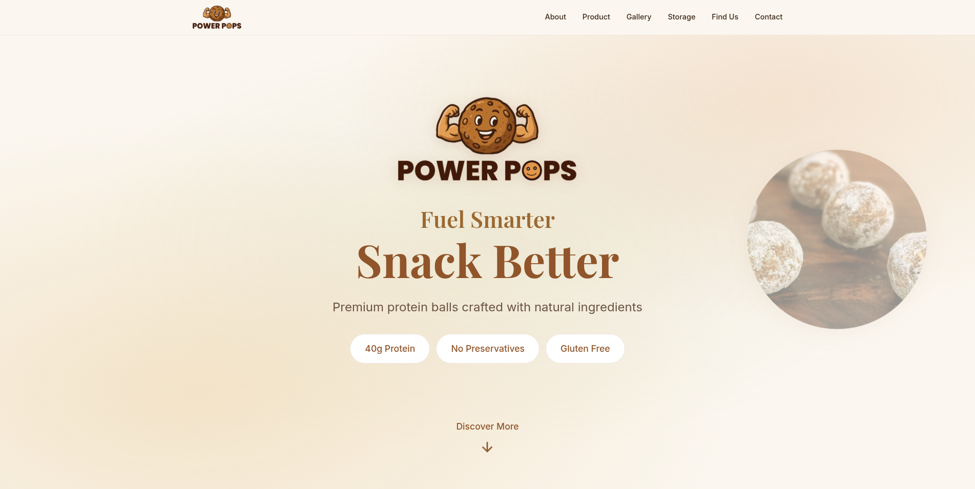Power Pops website front page